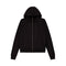 Felpa Donna con zip e cappuccio Nero Colmar- Francavilla Moda